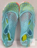 new L-RUN WYD-011 Water Shoes Blue US Women&rsquo;s 11.5/Men&rsquo;s 9.5 Slip-On Lightweight Quick-Dry Mesh