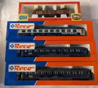 4 HO Model Trains: Roco and Life-Like