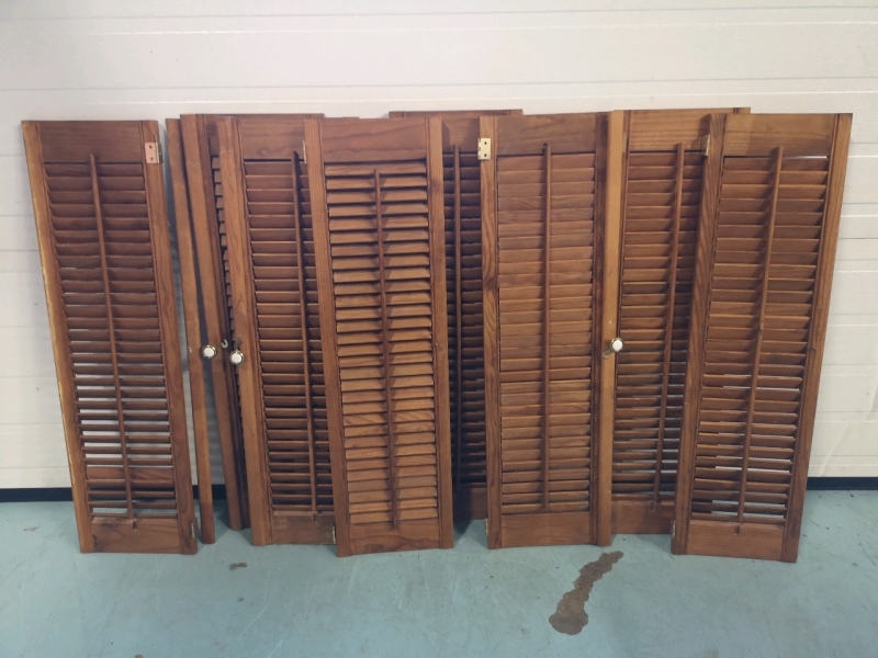 8 Wooden Shutters