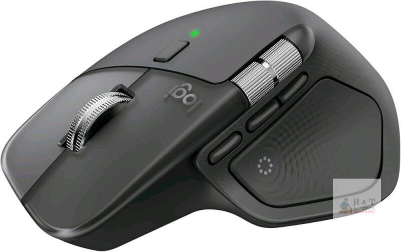 New Open-Box LOGITECH MX Master 4, Ergonomic Wireless Mouse with Advanced Performance Haptic Feedback, Ultra-Fast Scrolling, USB-C Charging, Bluetooth, Windows, MacOS - Graphite