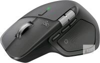 New Open-Box LOGITECH MX Master 4, Ergonomic Wireless Mouse with Advanced Performance Haptic Feedback, Ultra-Fast Scrolling, USB-C Charging, Bluetooth, Windows, MacOS - Graphite