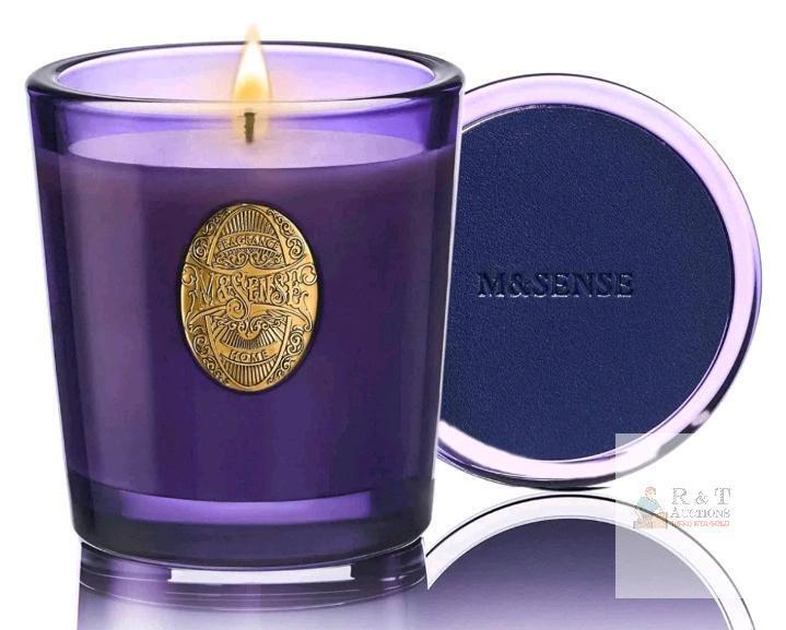 New - M&SENSE Scented Candles 290g Berry Deep Natural Wax Candles 55 Hours Long Burning Time .