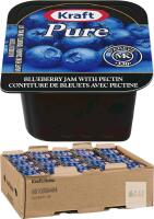 [bb 05/01/2026] New Case of 200 KRAFT Pure Blueberry Jam With Pectin, 16ml ea