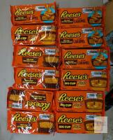 Reese&rsquo;s Big Cup King Size 79g Candy Bars, Caramel & Reese&rsquo;s Pieces Flavors, 12 Pack, 2026 Expiry