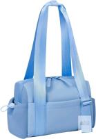 New Sky Blue Mini Gym / Diaper / Shoulder Bag With Wet Compartment, Great For Travel, Yoga, Workouts +