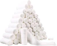 New 36-Pack 4" Wide &times; 4 Yards Gauze Roll Stretch Bandages By California Basics