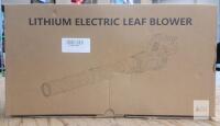 New - Lithium Electric Leaf Blower .