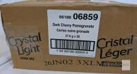 Crystal Light Dark Cherry Pomegranate Drink Mix, 28 Packets, 37.6g Each, Boxed, UPC 06859