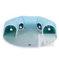 New Ownpets - 2 in 1 Detachable Arch Cat Tunnel & Cooling Pad - Blue