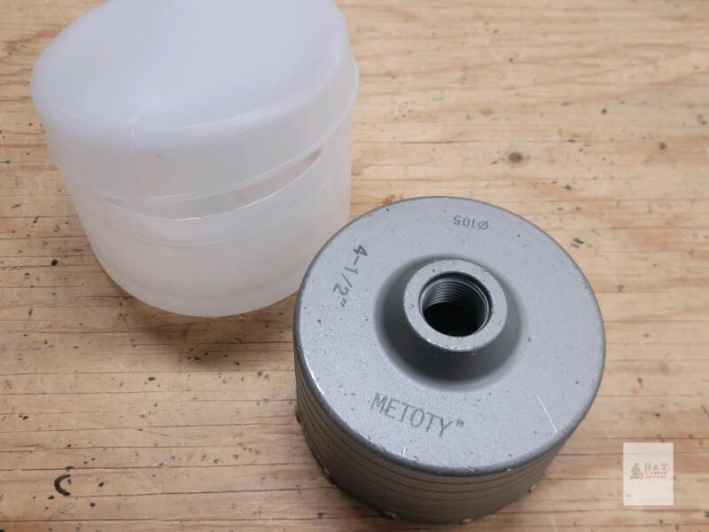 New - Metoty 4-1/2" Concrete Hole Saw,115mm Masonry Hole Saw,
