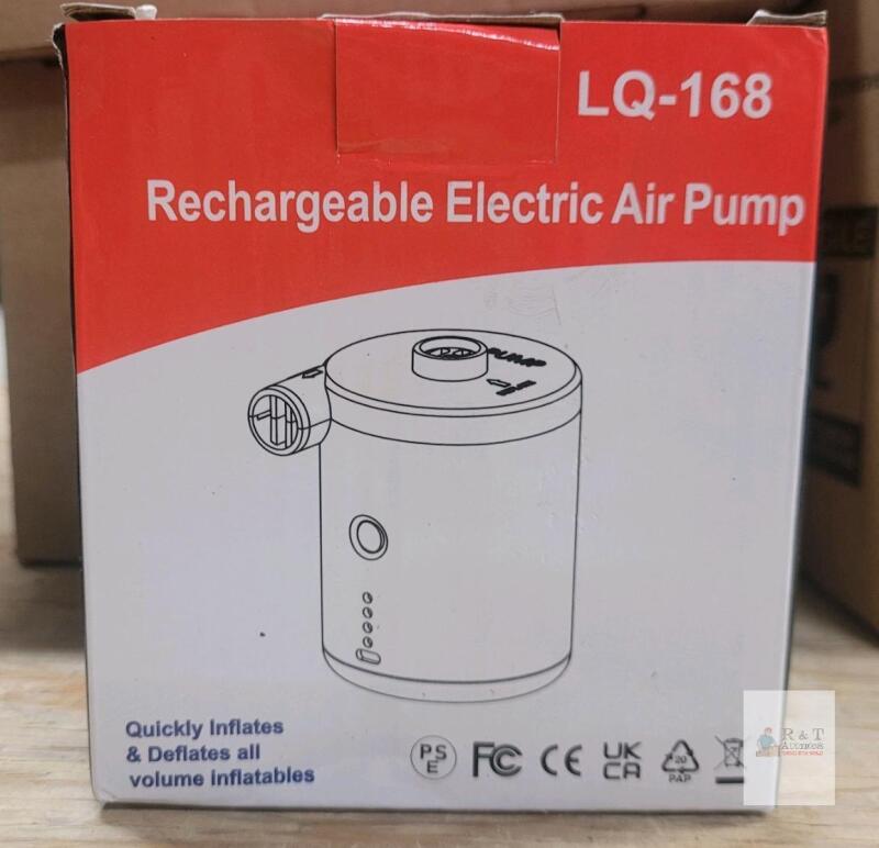 New - Rechargeable Electric Air Pump , Model # LQ-168