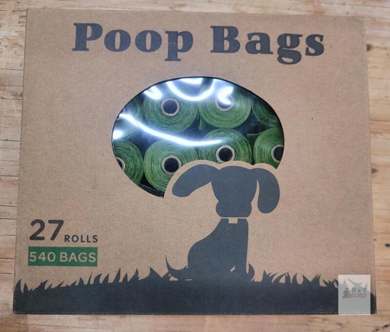 New 27 Rolls Pet Poop Bags , 540 Bags