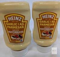 Heinz Garlic Parmesan Mayonnaise Style Sauce, 2 x 340 mL Bottles, Expiry June 2026, Canadian Label