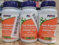 New - 3 NOW Saw Palmetto Extract , 160 softgels per bottle . EXP 2026 06