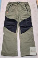 IGOLUMON Men's 32W x 32L Olive Green Tactical Pants with Reinforced Knees and Multiple Zippered Pockets