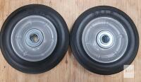New - 2-Pack AL-PRO 6"&times;1.5" Hand Truck Wheels w/Ball Bearing .