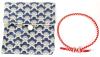 New "My Spirit Animal Has Rabies" Raccoon Keychain, Small Flying Key Charm & Adjustable Kumihimo-Style Woven Bracelet (O/S) - 4