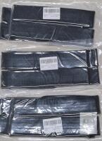 Black Lasso Lifting Straps Pair, 21" Heavy-Duty Cotton, Deadlifting Weightlifting,