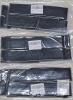 Black Lasso Lifting Straps Pair, 21" Heavy-Duty Cotton, Deadlifting Weightlifting,