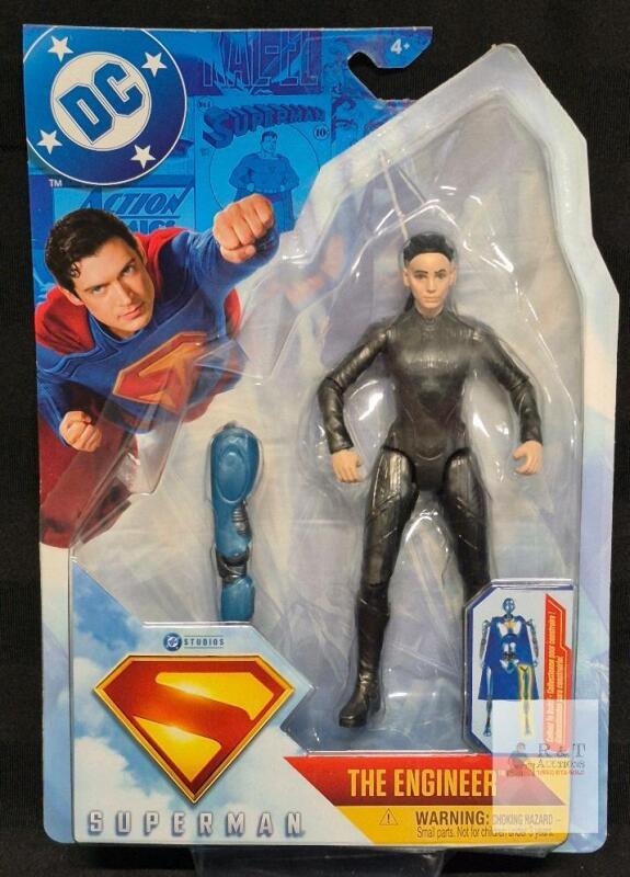 NEW Spin Master DC Superman The Engineer Action Figure 4in Collect to Build Series #20154907