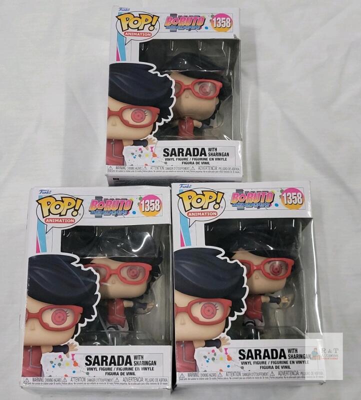 3 Funko Pop! Animation Sarada with Sharingan #1358 &ndash; Boruto: Naruto Next Generations