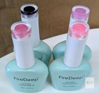 NEW FireDeep Gel Nail Polish Set &ndash; 4 Bottles, 16 ml Each, UV/LED Soak-Off
