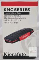 Kiorafoto KMC-SD12 Memory Card Case &ndash; Holds 12 SD Cards, ABS Exterior, TPR Interior
