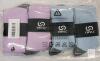 4-Pack New CWVLC Crew Hiking Socks, Cushion, Moisture Wicking, Arch Compression Boot Socks , Medium (7-8.5) - 2