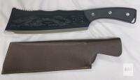 New - Tiksec Dragon Slaying Knife w/Sheath . Measures 12" long