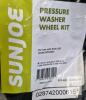 New Sunjoe Pressure Washer Wheel Kit For Model SPX3001 - 3