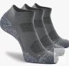 6-Pairs New CWVLC Unisex Cushioned Compression Athletic Ankle Socks , Grey . Large (10-12)