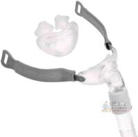 New Size LG 3B Medical React Health RIO II Nasal Mask without Headgear, Large (Clear) exp 2027-11-18