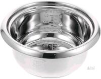 New Non-Stick Stainless Steel Replacement Rice Cooker Inner Pot 9.05 Inch for Electric Rice Cookers Even Heating Cooking Pan for Steaming and Porridge
