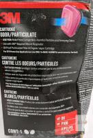 3M 60921 Odor/Particulate Cartridge OV/P100 for 6000, 6500, 7500 Series Respirators