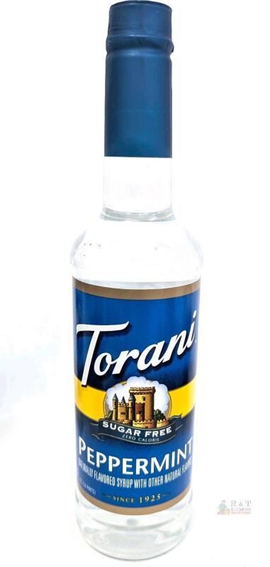 New TORANI Sugar Free Peppermint Syrup, 750ml