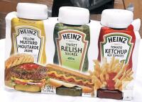bb NOV 26 Heinz Trio Pack: 3 x 375mL Yellow Mustard, Sweet Relish, Tomato Ketchup, Kosher, USA