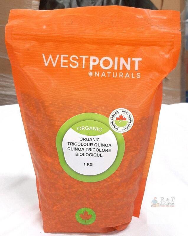 NEW Westpoint Naturals Organic Tricolour Quinoa, 1 kg (2.2 lbs), Canada Organic Certified