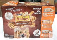 BB NOV 2027 Purina Friskies Gravy Pleasers Variety Pack, 24 x 156g Cans, No Artificial Preservatives