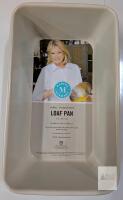 Martha Stewart Gallen 9" Nonstick Steel Loaf Pan, Teal, Hand Wash Only, Oven Safe to 450&deg;F