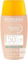 [exp 08/2027] New BIODERMA Photoderm Nude Touch | Very Light | Sun Active Defense SPF 50+ Tinted Sunscreen for Sensitive Combination/Oily Skin, 8hr Anti-Shine, 80 Minutes Water Resistant, 40ml