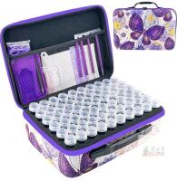 New - Diamond Painting Storage Containers, 120 Slots Diamond Painting Accessories and Tools Organizer for Jewelry Beads