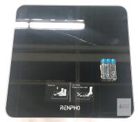 RENPHO ES-CS20M Digital Bathroom Scale, Bluetooth, 396 lb Capacity, Glass Platform, 11"x11"