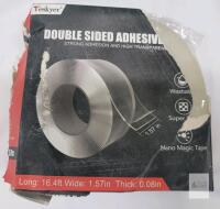 New - Teskyer Heavy Duty Double Sided Adhesive Tape , measures 1.5"&times;16ft.