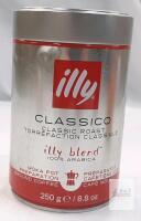 BB 11/27 illy Classico Classic Roast Ground Coffee 8.8oz (250g), 100% Arabica, Moka Pot, Made in Italy