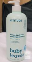 New - Attitude Baby Leaves Shampoo & Body Wash , 473ml