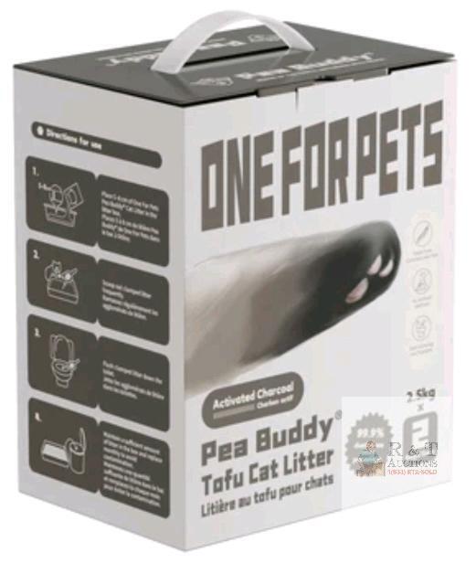 New - One for Pets Pea Buddy Tofu Cat Litter , 5kg
