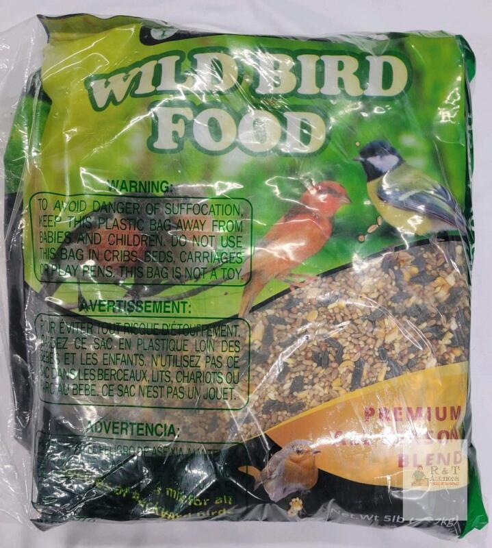 Wild Bird Food , 5lbs . Small hole in bag