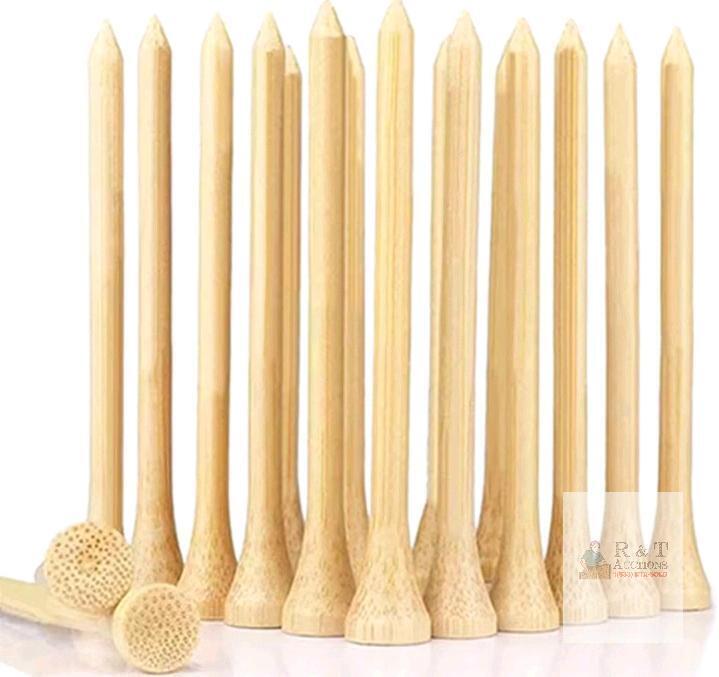 New - Kfyioe 300 Bamboo Golf Tees , Various Sizes