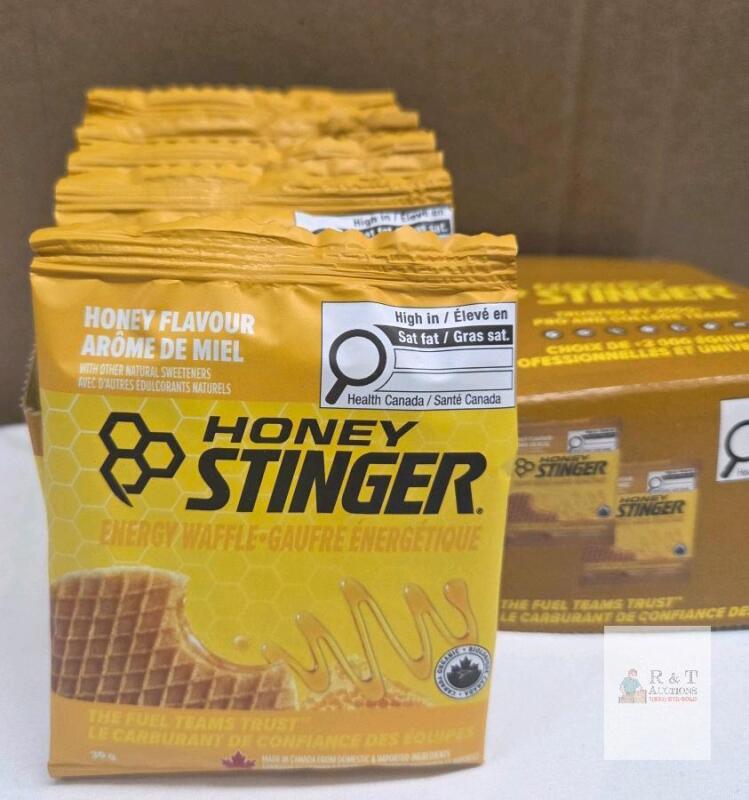 BB 2027 Honey Stinger Honey Energy Waffle, 1.06 oz (30 g), Pack of 6, Organic, Individually Sealed