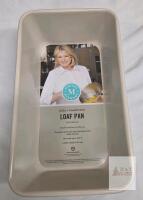 Martha Stewart Gallen 9-Inch Nonstick Carbon Steel Loaf Pan, Teal, Oven Safe to 450&deg;F